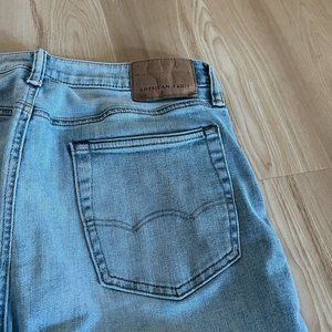 AMERICAN EAGLE MEN'S JEANS | Athletic Skinny Mid/Light Wash